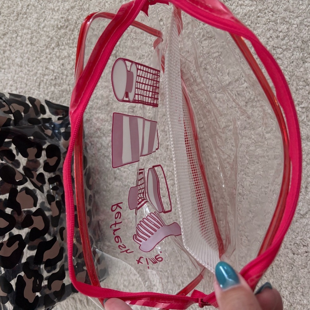Clear Travel Zip Toiletry Bag Set - Picture 12 of 12